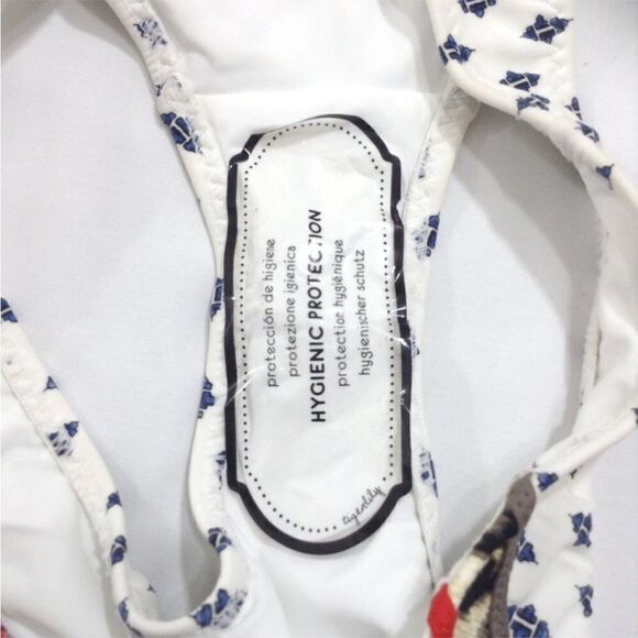 TIGERLILY Bikini Set White Auqa Blanca Leopard Amelia Bikini Swim Set New - Picture 9 of 10